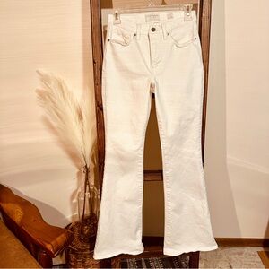 Lucky Brand white flare bell bottom jeans
